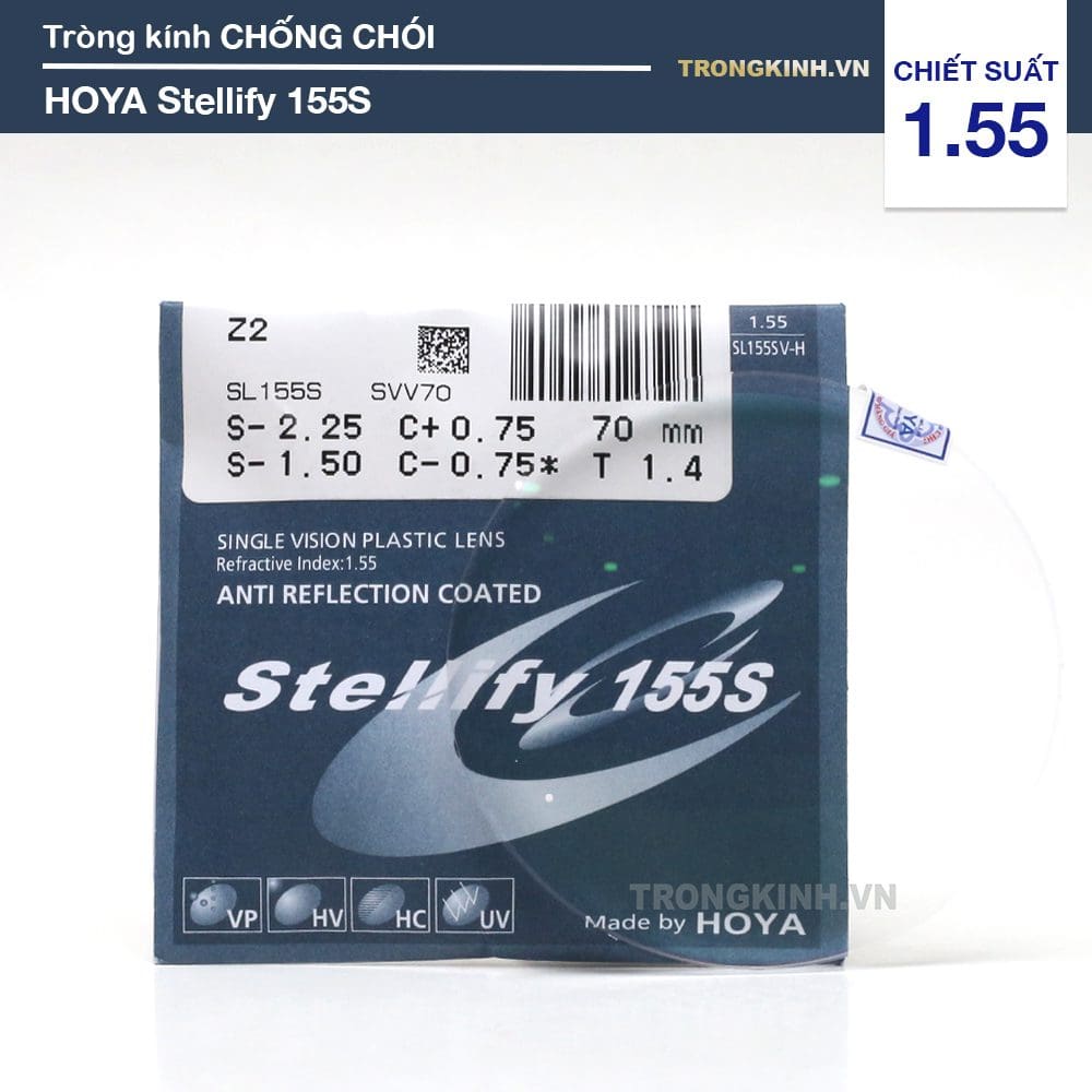 Tròng kính Hoya Stellify 1.55