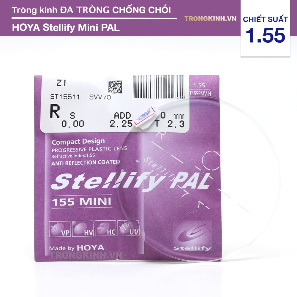 Tròng kính Hoya StellifyMiniPAL 1.55