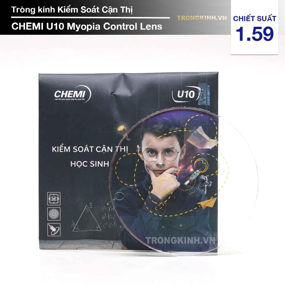 Tròng kính Chemi ChemiU10MyopiaControl 1.59