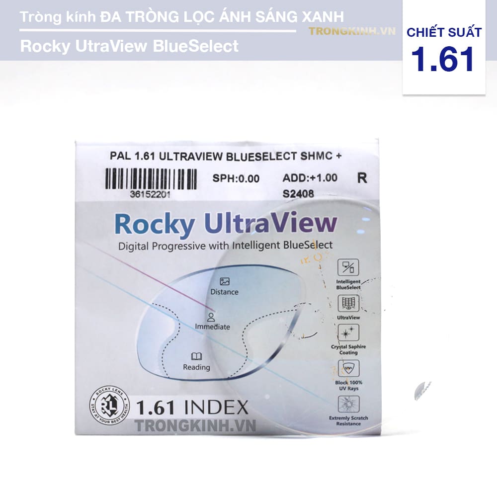 Tròng kính Rocky Lens RockyUltraView 1.61