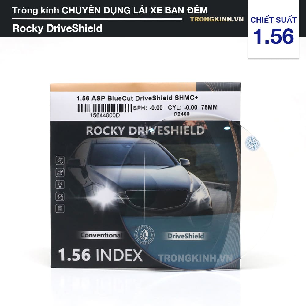 Tròng kính Rocky Lens RockyDriveShield 1.56