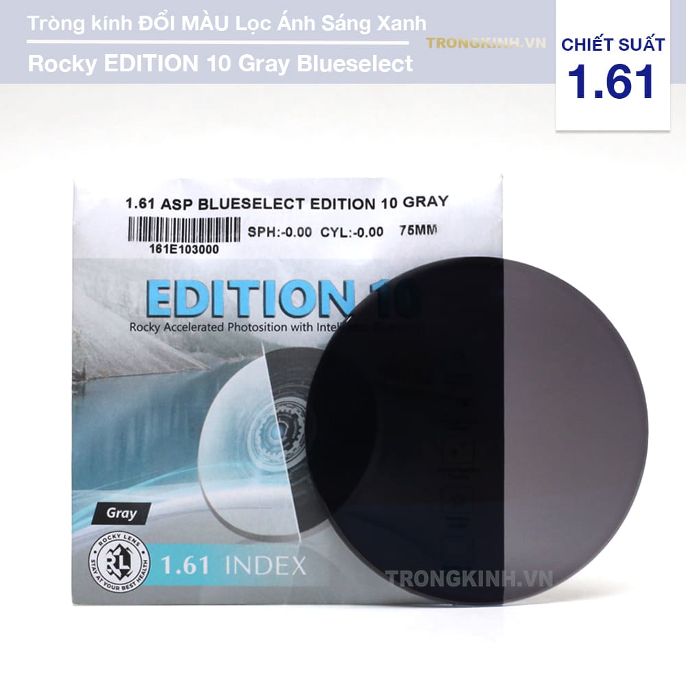 Tròng kính Rocky Lens RockyEdition10Gray 1.61