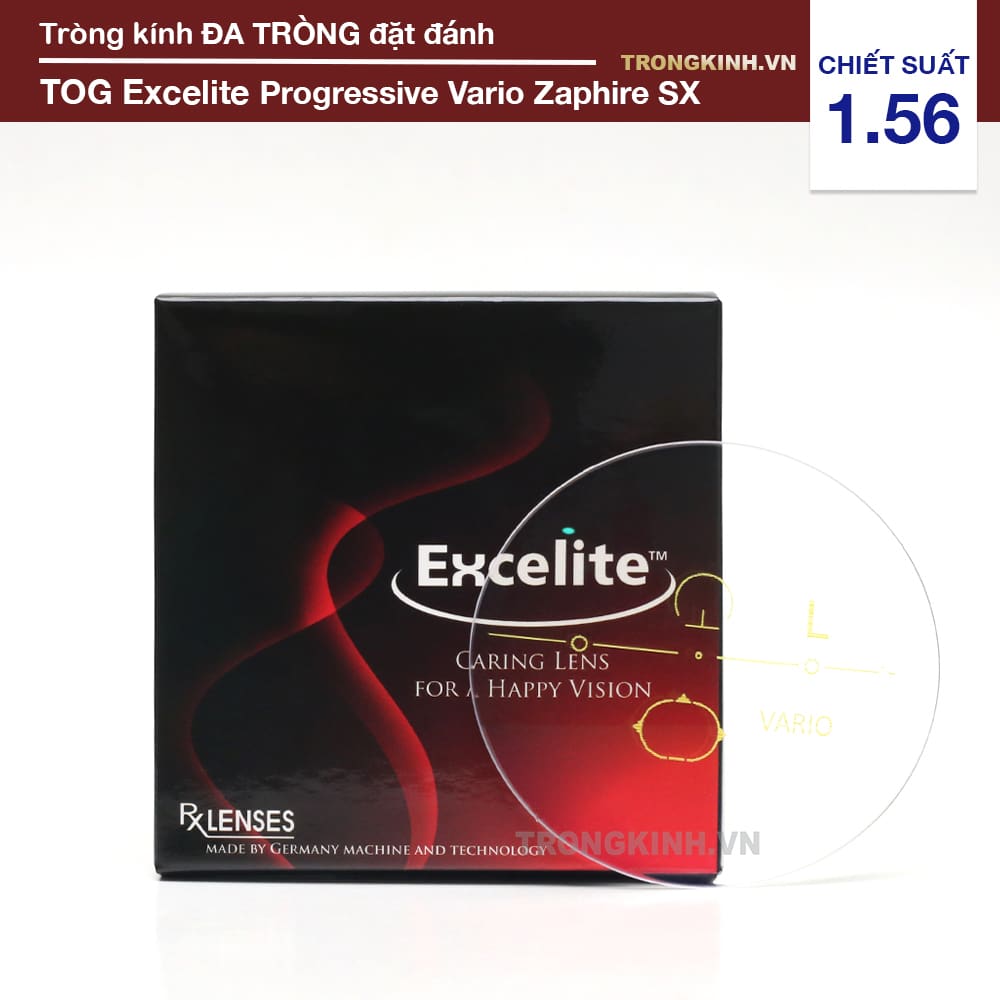 Tròng kính TOG ProgressiveVarioZaphireSX 1.56