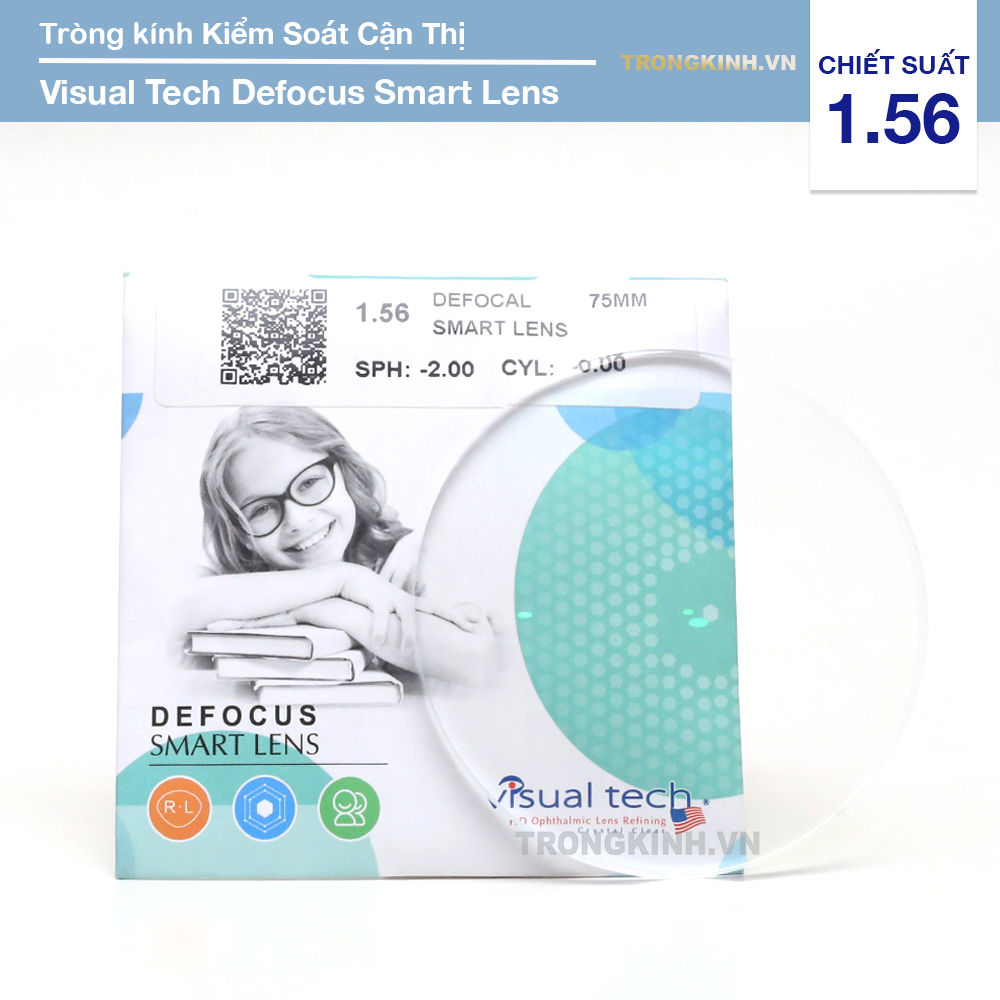 Tròng kính Visual Tech VisualTechDefocusSmartLens 1.56