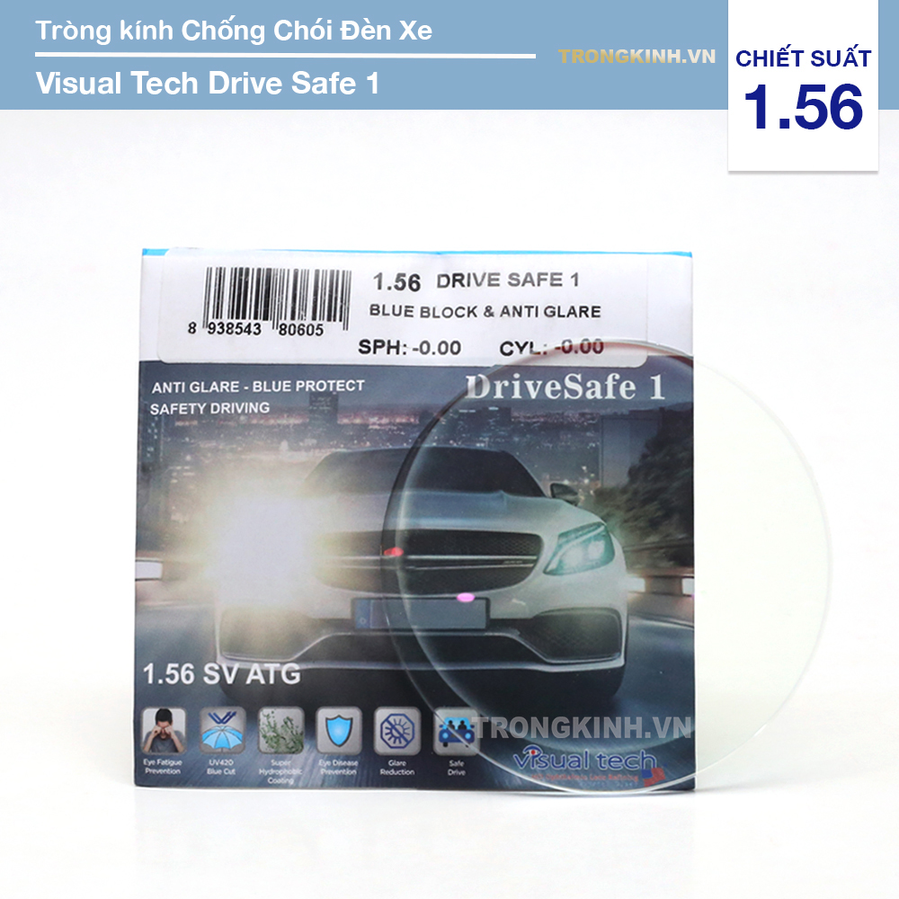 Tròng kính Visual Tech VisualTechDriveSafe1 1.56