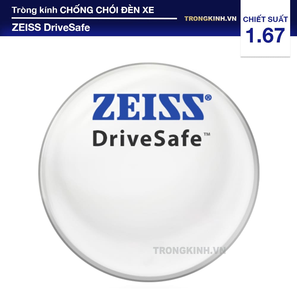 Tròng kính ZEISS DriveSafe 1.67