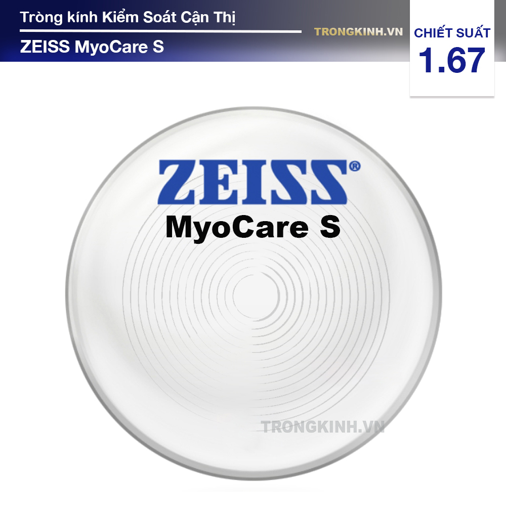 Tròng kính ZEISS ZeissMyoCareS 1.67