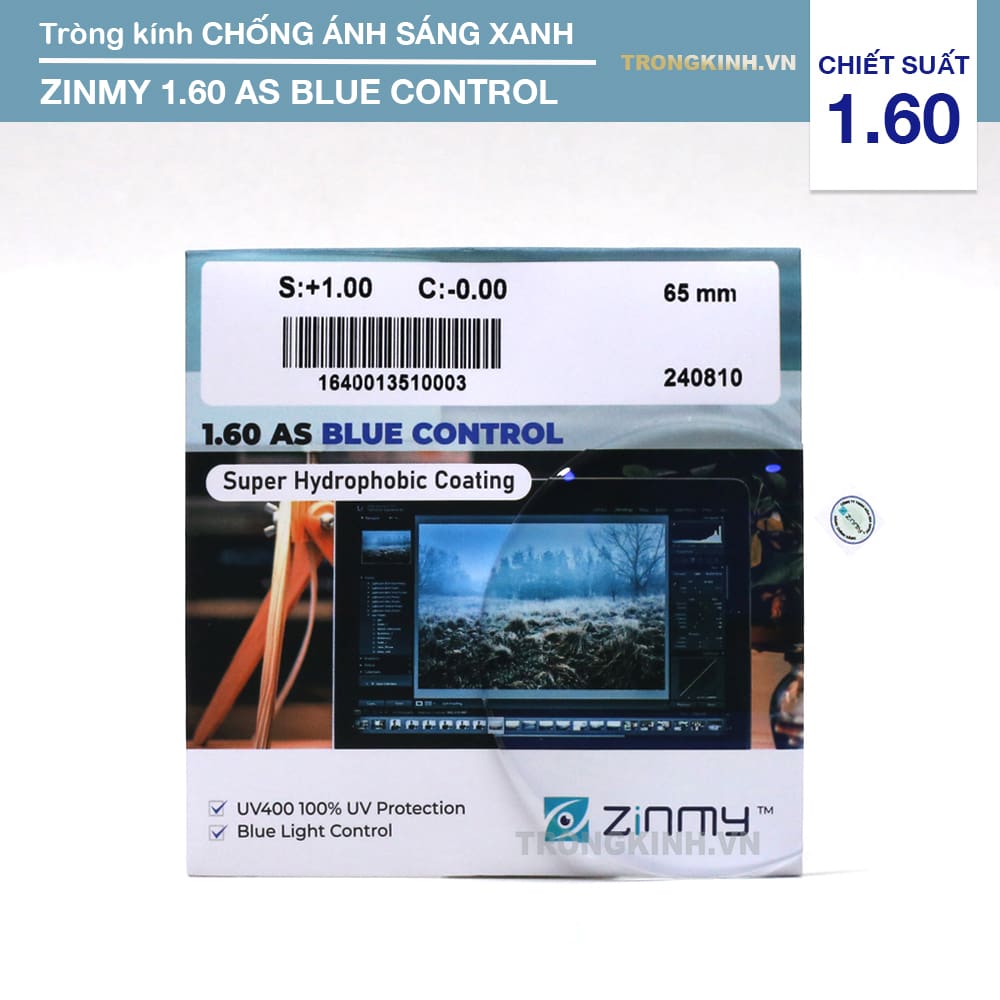 Tròng kính Zinmy ZINMYBlueControl 1.59